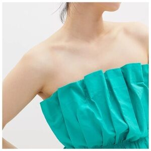 Anthropologie Ruffle Mermaid Shell Tube Top